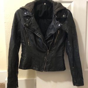 Free people leather jacket